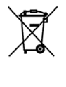 Crossed-out wheeled bin symbol