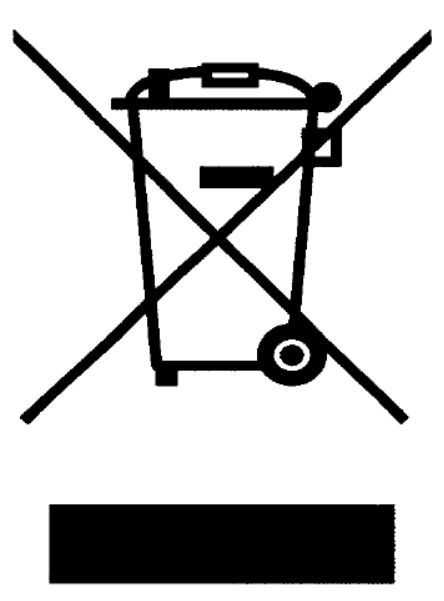 Crossed-out wheeled bin symbol